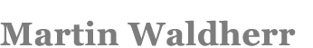 Martin Waldherr